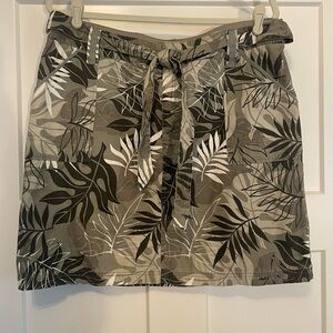 Crazy Shirt Tropical Leaf Print Women's Skirt